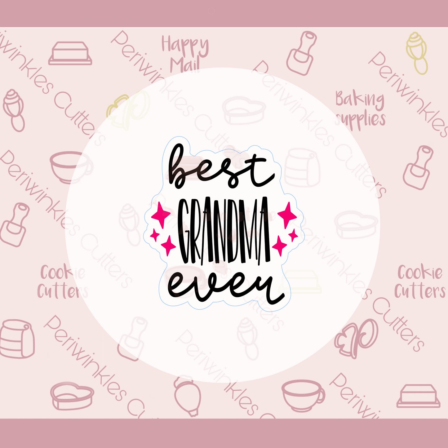 Best Ever Plaque Cookie Cutter