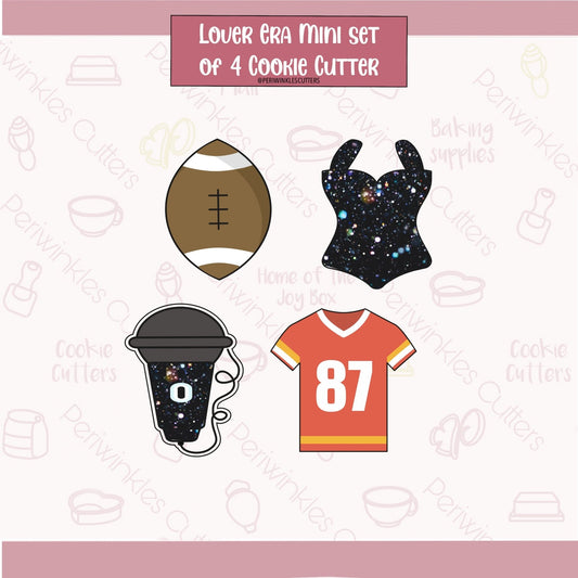 Boyfriend Football Cookie Cutter - Periwinkles Cutters Cookie Cutter