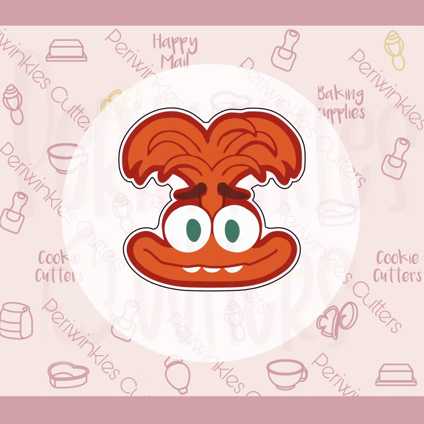 Emotions Set of 9 Cookie Cutter - Periwinkles Cutters Cookie Cutter