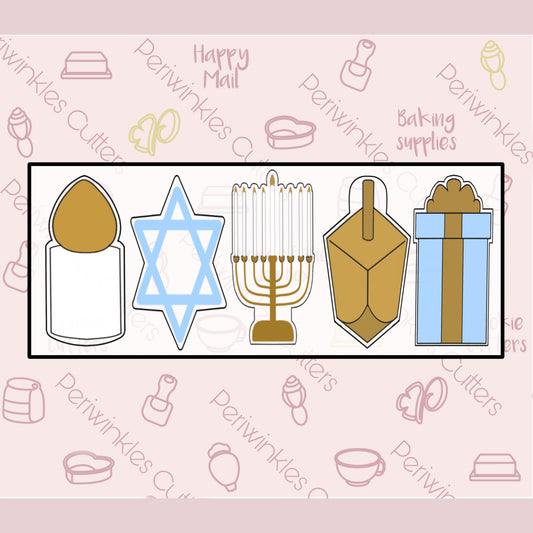 Tallish Candle Cookie Cutter - Periwinkles Cookie Cutters