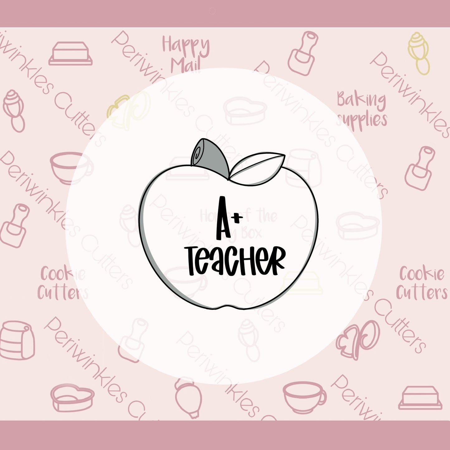 Apple 2022 Cookie Cutter - Periwinkles Cutters