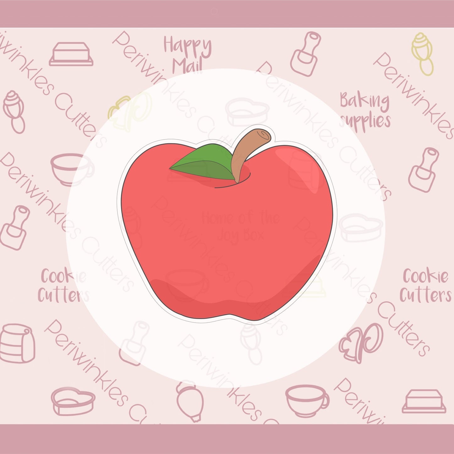 Apple Cookie Cutter - Periwinkles Cutters