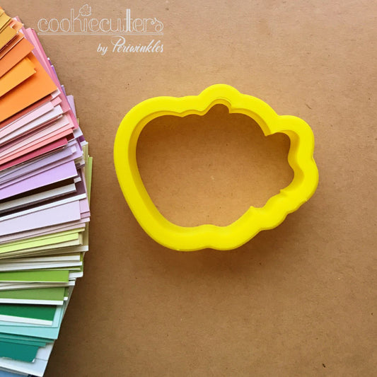 Apple with Bow Cookie Cutter - Periwinkles Cutters