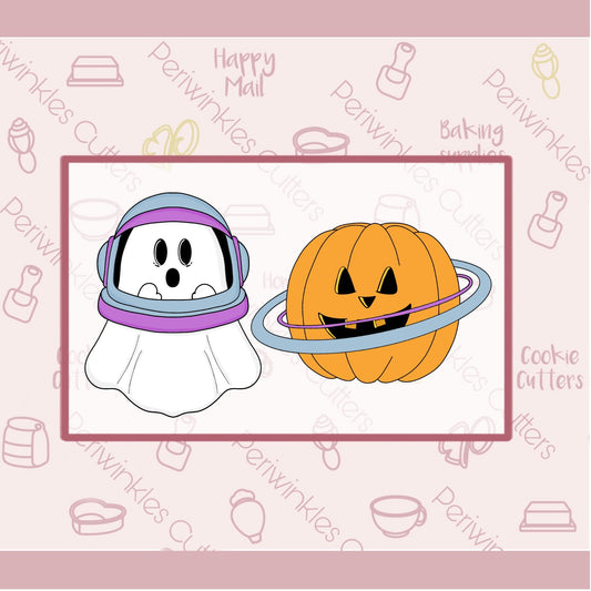 Astronaut Ghost Cookie Cutter - Periwinkles Cutters