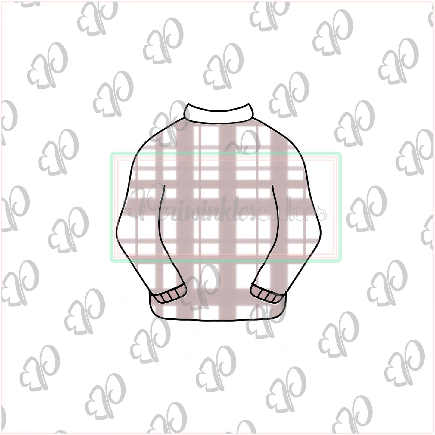 Autumn Sweater Cookie Cutter - Periwinkles Cutters