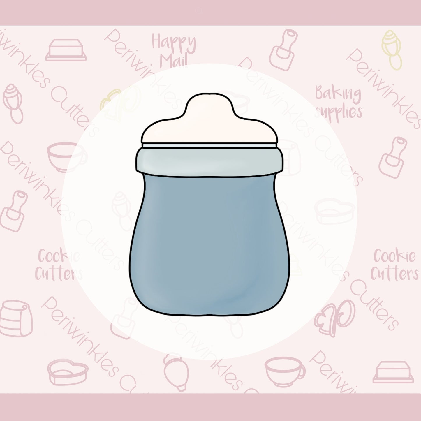 Baby Bottle Cookie Cutter - Periwinkles Cutters