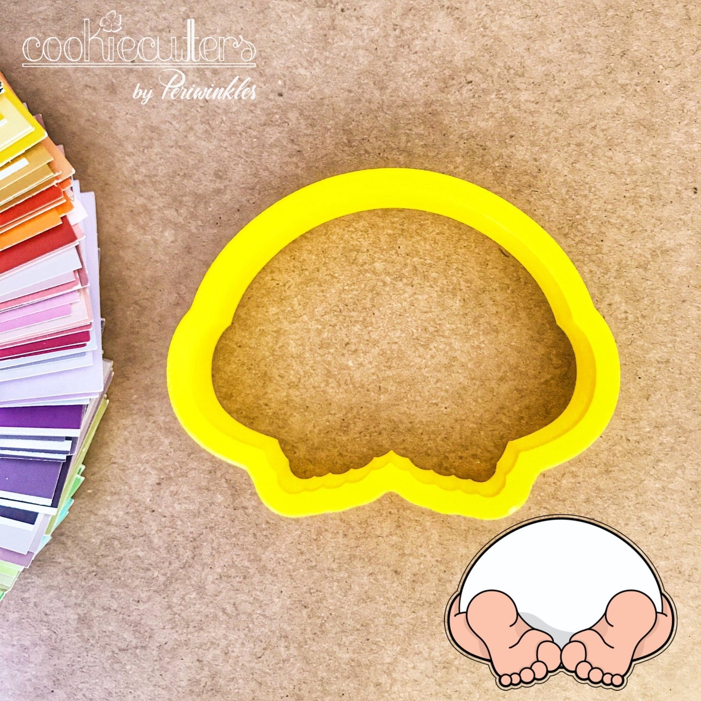 Baby Butt Cookie Cutter - Periwinkles Cutters