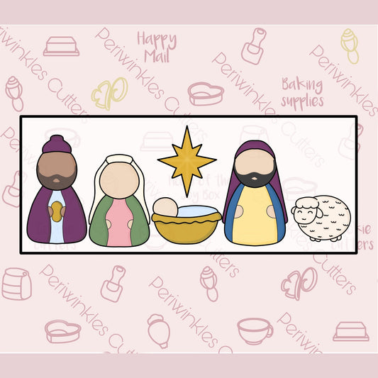 Baby Jesus Tallish Cookie Cutter - Periwinkles Cutters