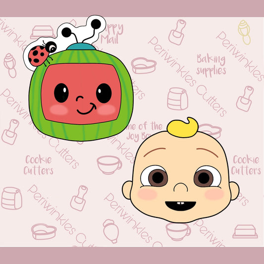 Baby Melon Cookie Cutter - Periwinkles Cutters
