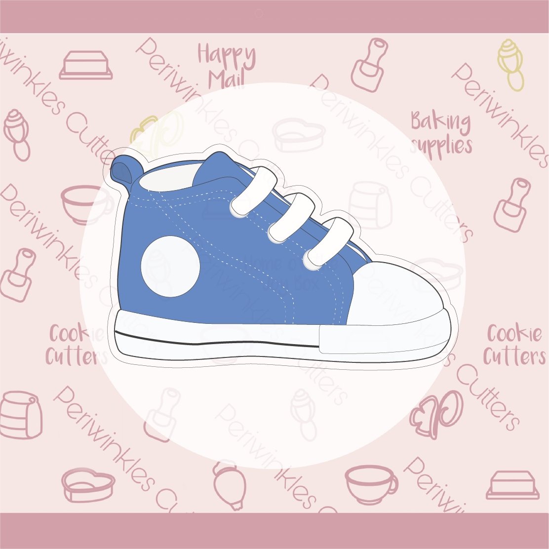 Baby Sneakers Cookie Cutter - Periwinkles Cutters