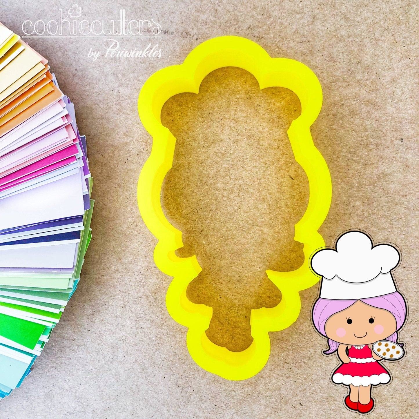 Baker Girl Cookie Cutter - Periwinkles Cutters