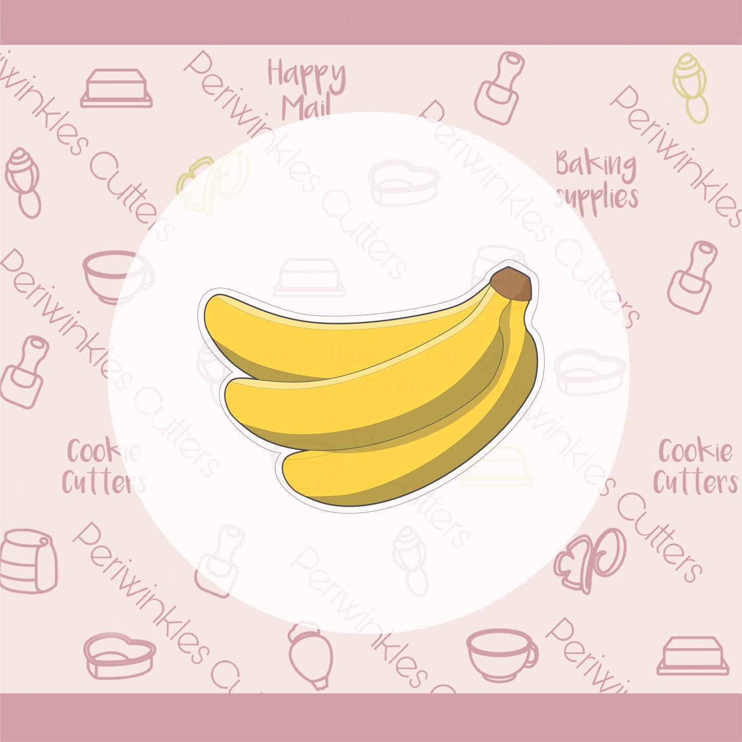 Bananas Cookie Cutter - Periwinkles Cutters