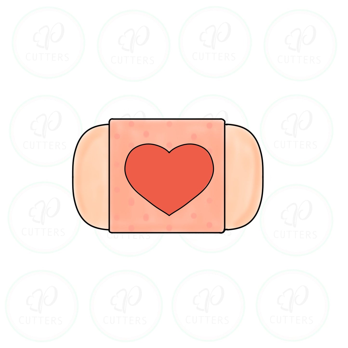 Band Aid Cookie Cutter - Periwinkles Cutters