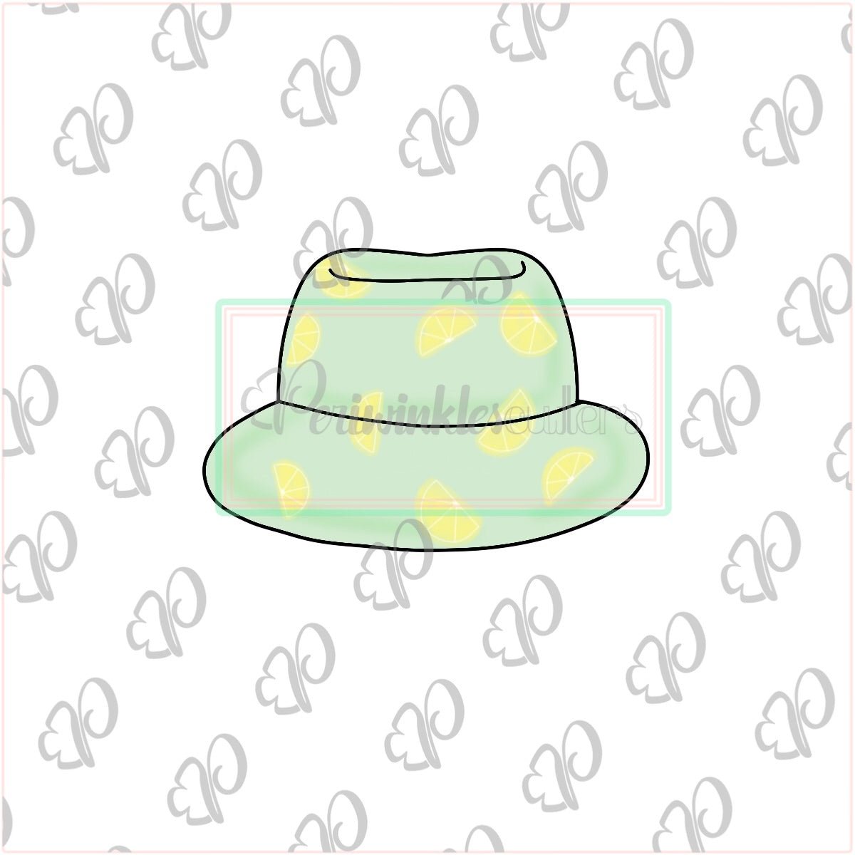 Beach Chubby Hat Cookie Cutter - Periwinkles Cutters