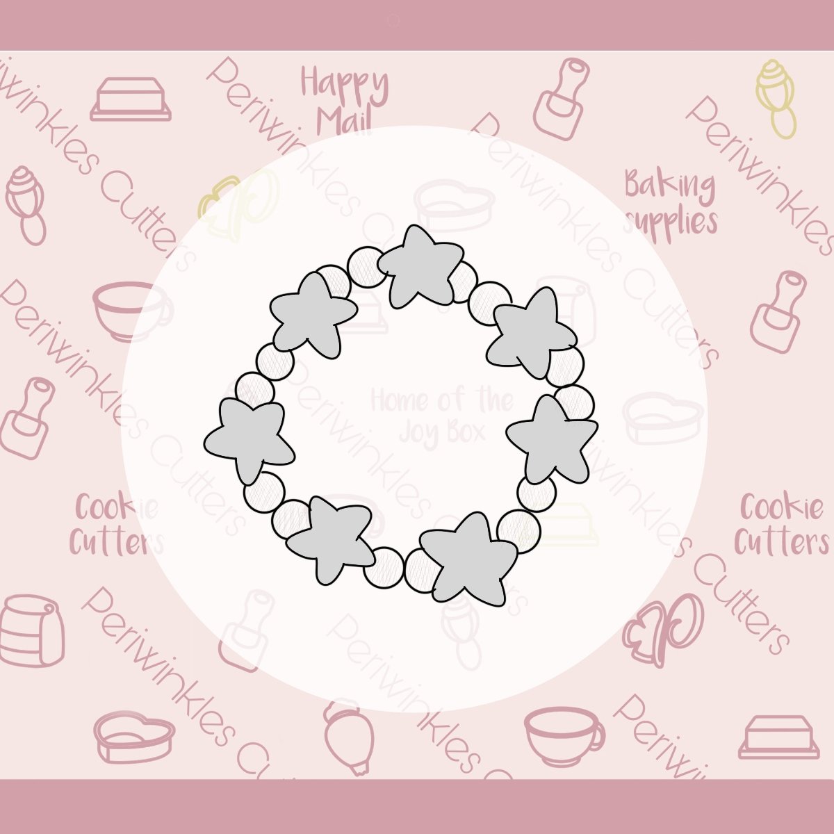 Beads Bracelet Cookie Cutter - Periwinkles Cutters