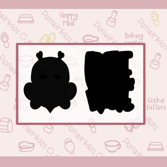 Bee Mine Set of 2 Cookie Cutter - Periwinkles Cutters