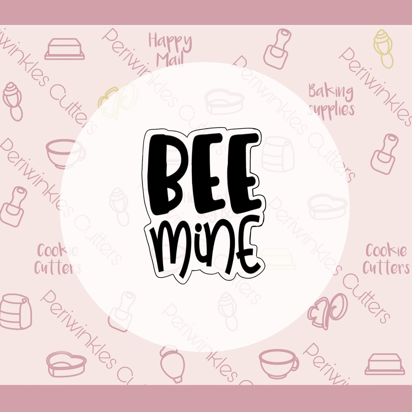 Bee Mine Set of 2 Cookie Cutter - Periwinkles Cutters