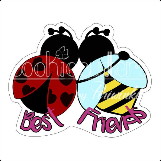 Best Friends Cookie Cutter - Periwinkles Cutters