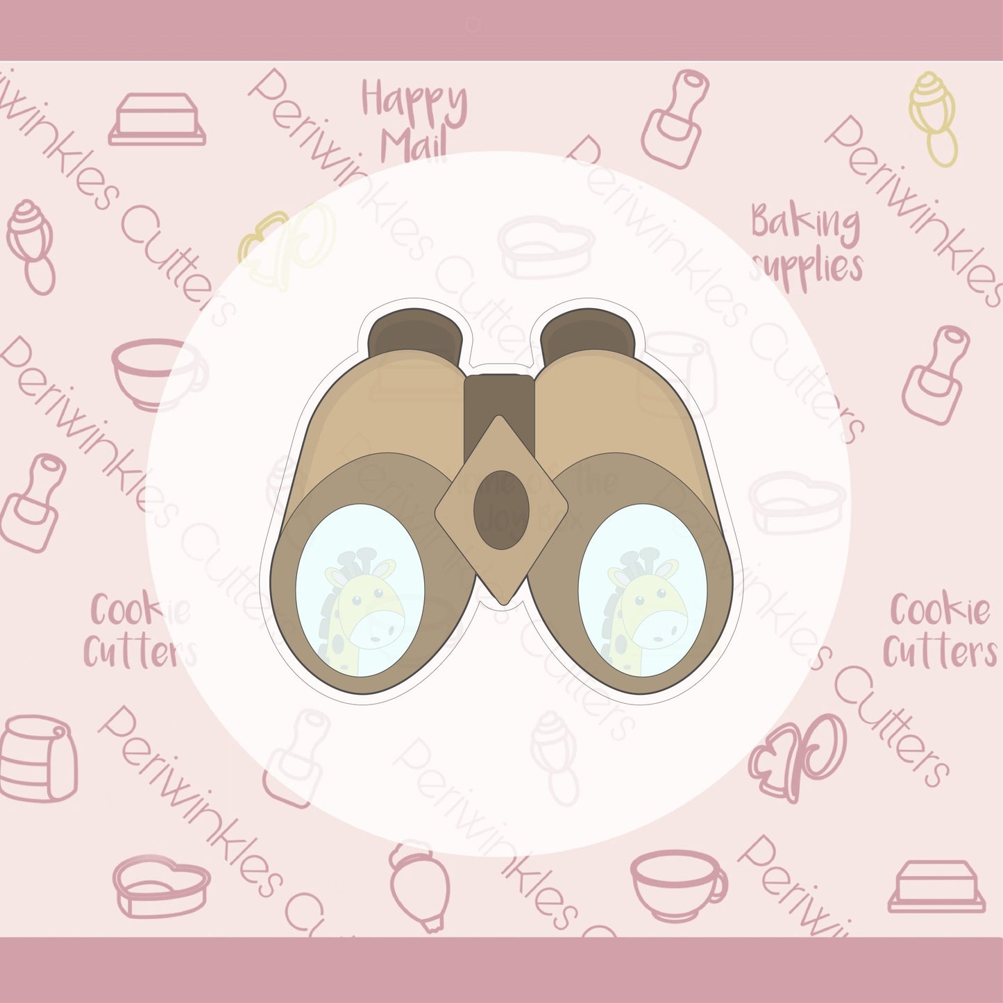 Binoculars Cookie Cutter - Periwinkles Cutters