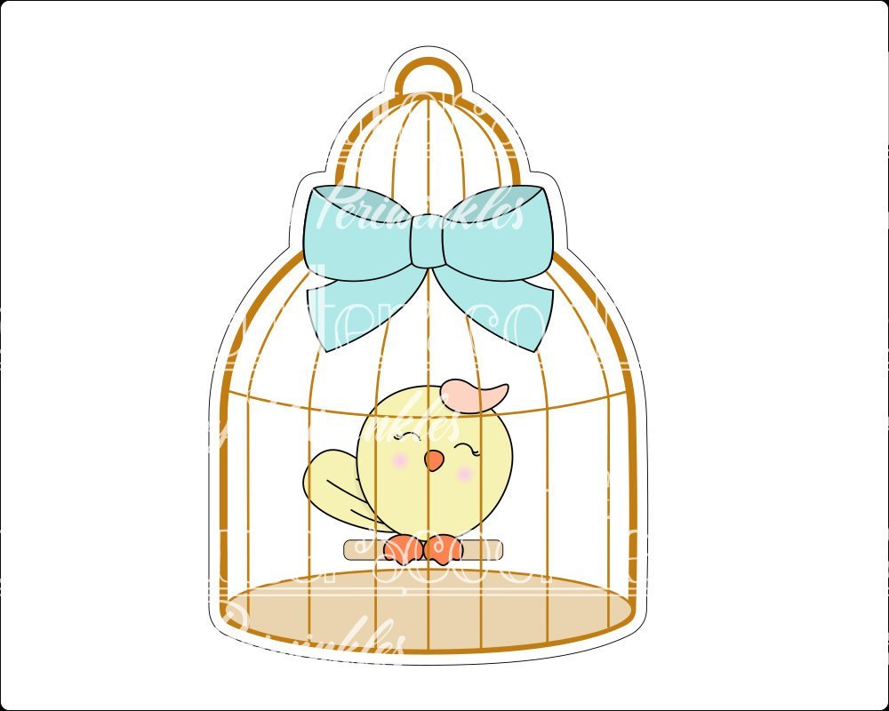 Birdcage Cookie Cutter - Periwinkles Cutters