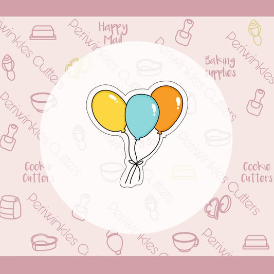 Birthday Greeting Card Cookie Cutters - Periwinkles Cutters