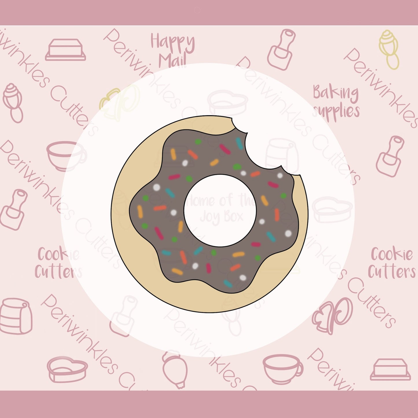 Bitten Donut Cookie Cutter - Periwinkles Cutters