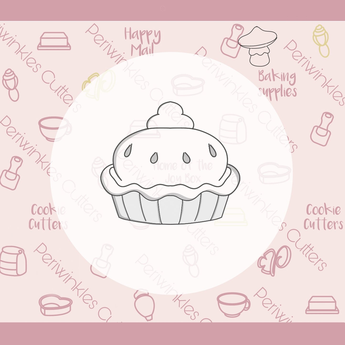 Blueberry Pie Cookie Cutter - Periwinkles Cutters