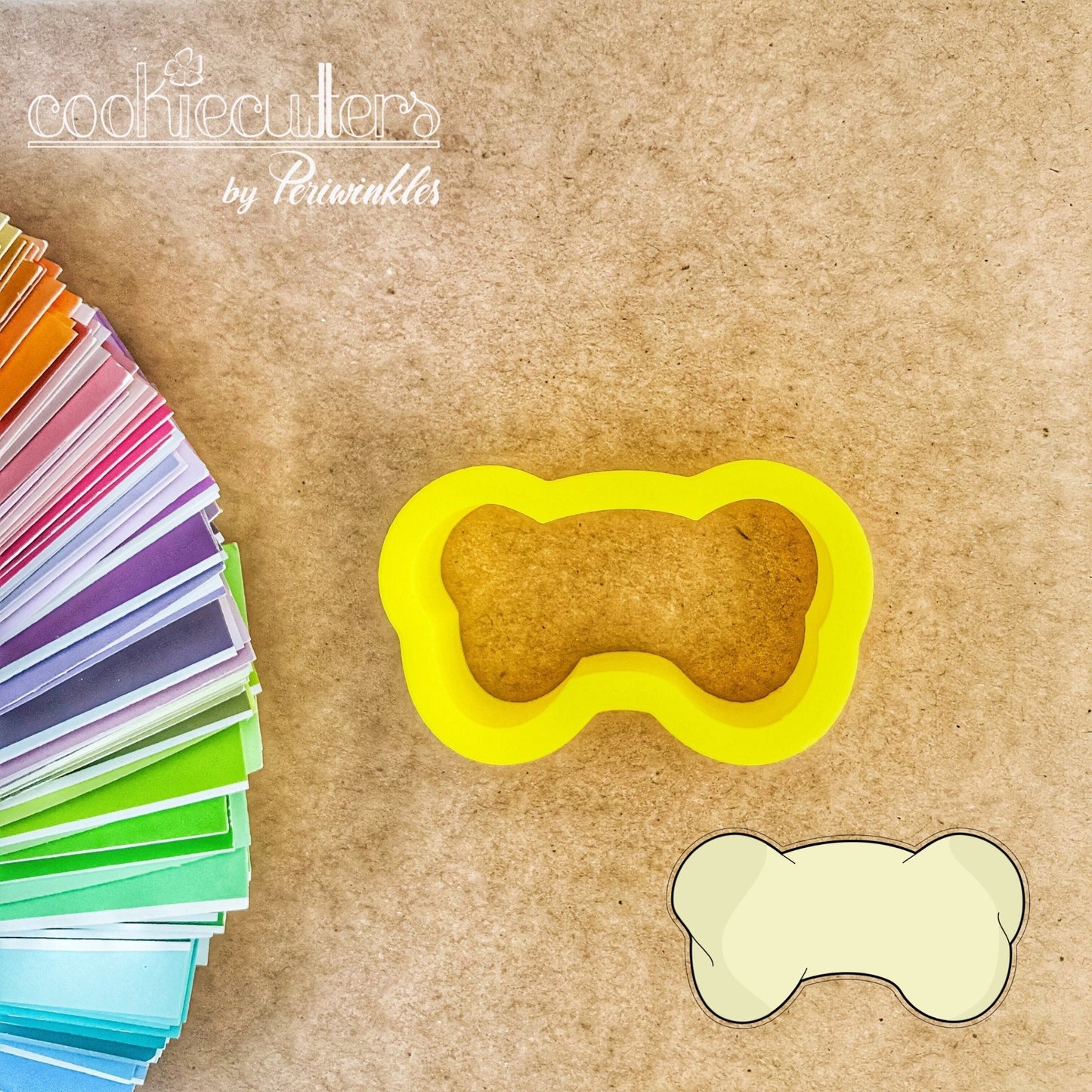 Bone Cookie Cutter - Periwinkles Cutters