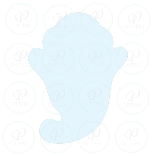 Boo Nerdy Ghost Cookie Cutter - Periwinkles Cutters