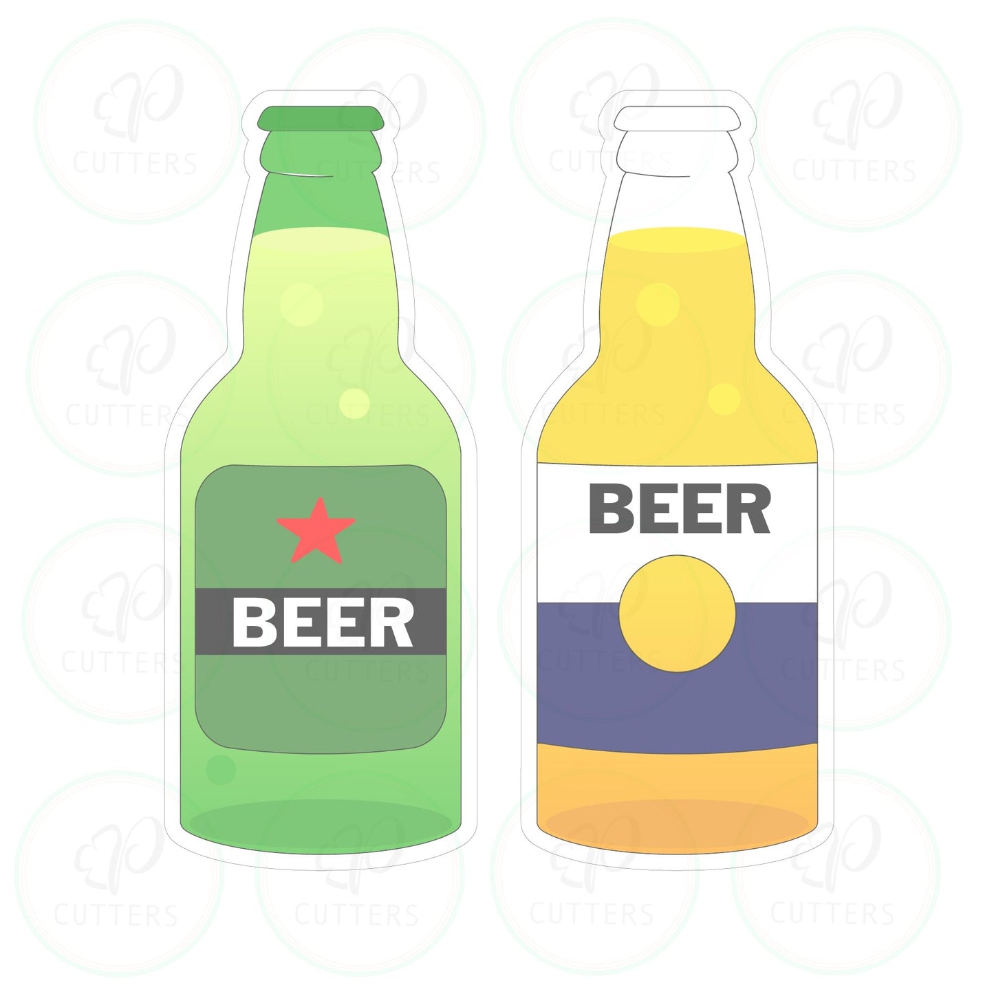 Bottle Cookie Cutter - Periwinkles Cutters