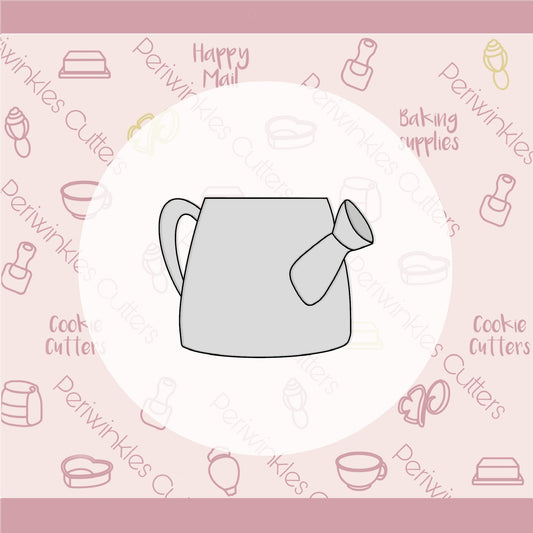 Bouquet and Watering Can Set of 2 Cookie Cutter - Periwinkles Cutters