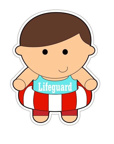 Boy Lifeguard Cookie Cutter - Periwinkles Cutters