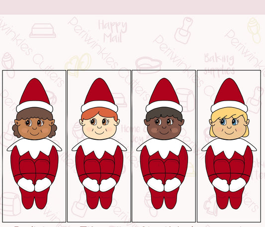 Build an Elf Set of 4 Cookie Cutters - Periwinkles Cutters