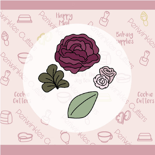 Build Bouquet Set of 5 Cookie Cutter - Periwinkles Cutters