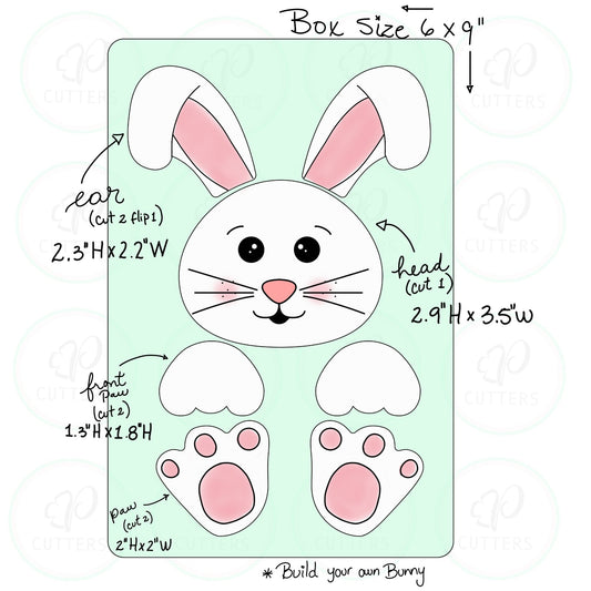 Build your Own Bunny Cookie Cutter Platter Set - Periwinkles Cutters