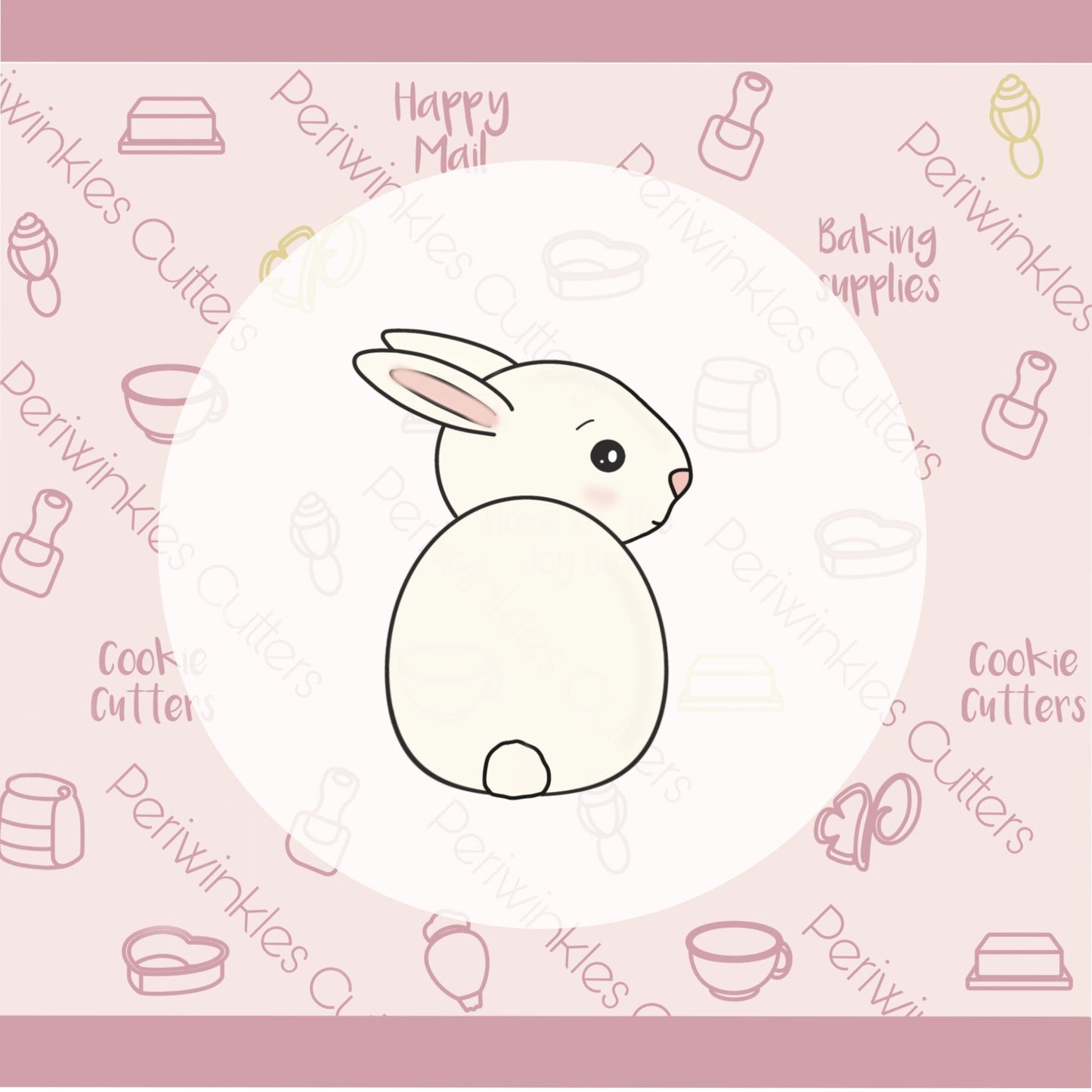 Bunny and Carrots Set of 2 Cookie Cutter - Periwinkles Cutters