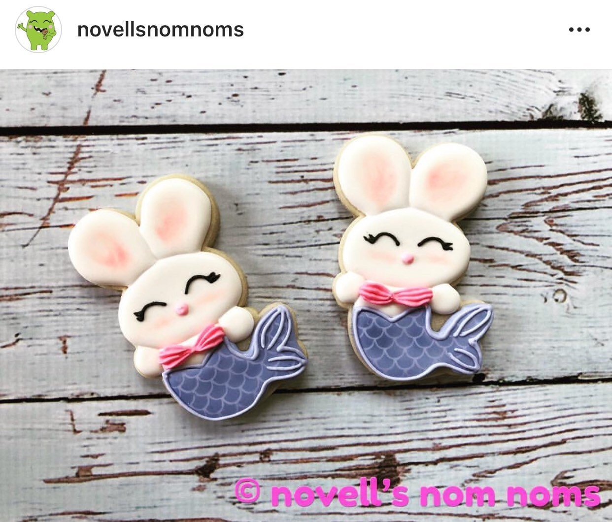 Bunny Mermaid Cookie Cutter - Periwinkles Cutters