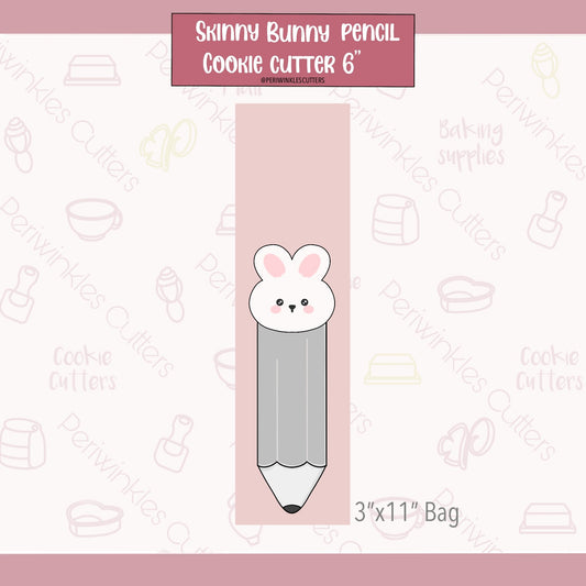 Bunny Pencil Long Cookie Cutter - Periwinkles Cutters