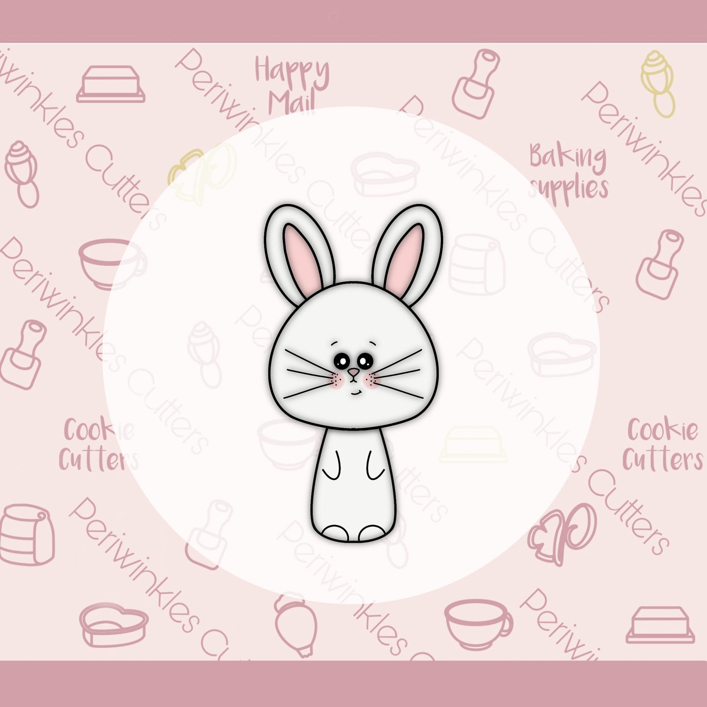 Bunny Popsicle Cookie Cutter - Periwinkles Cutters