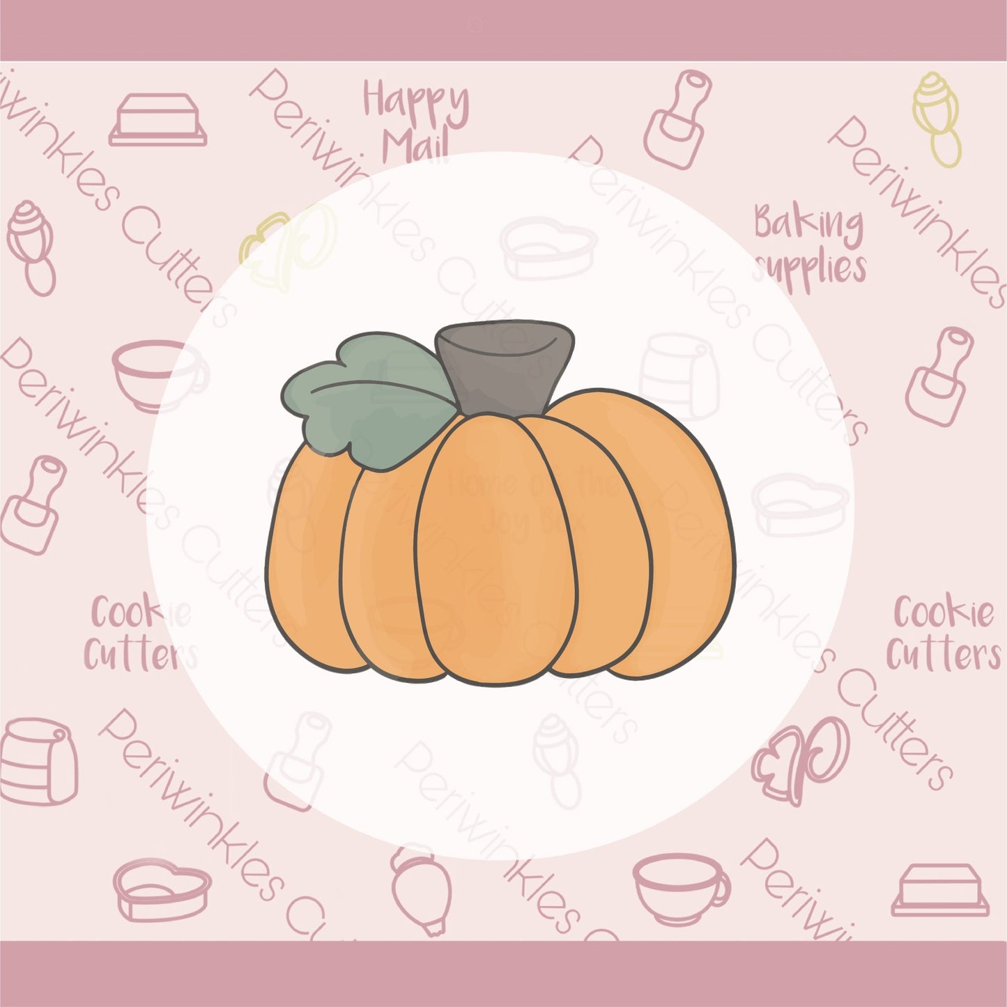 Buttercup Pumpkin Cookie Cutter - Periwinkles Cutters