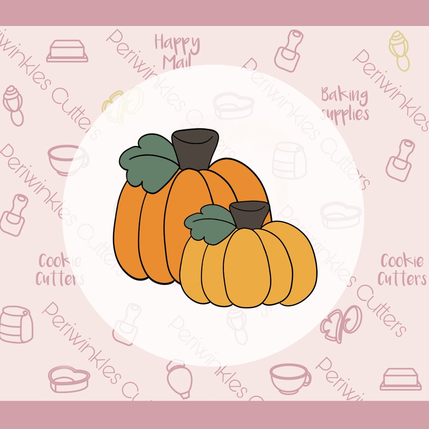 Buttercup Pumpkin Patch Cookie Cutter - Periwinkles Cutters