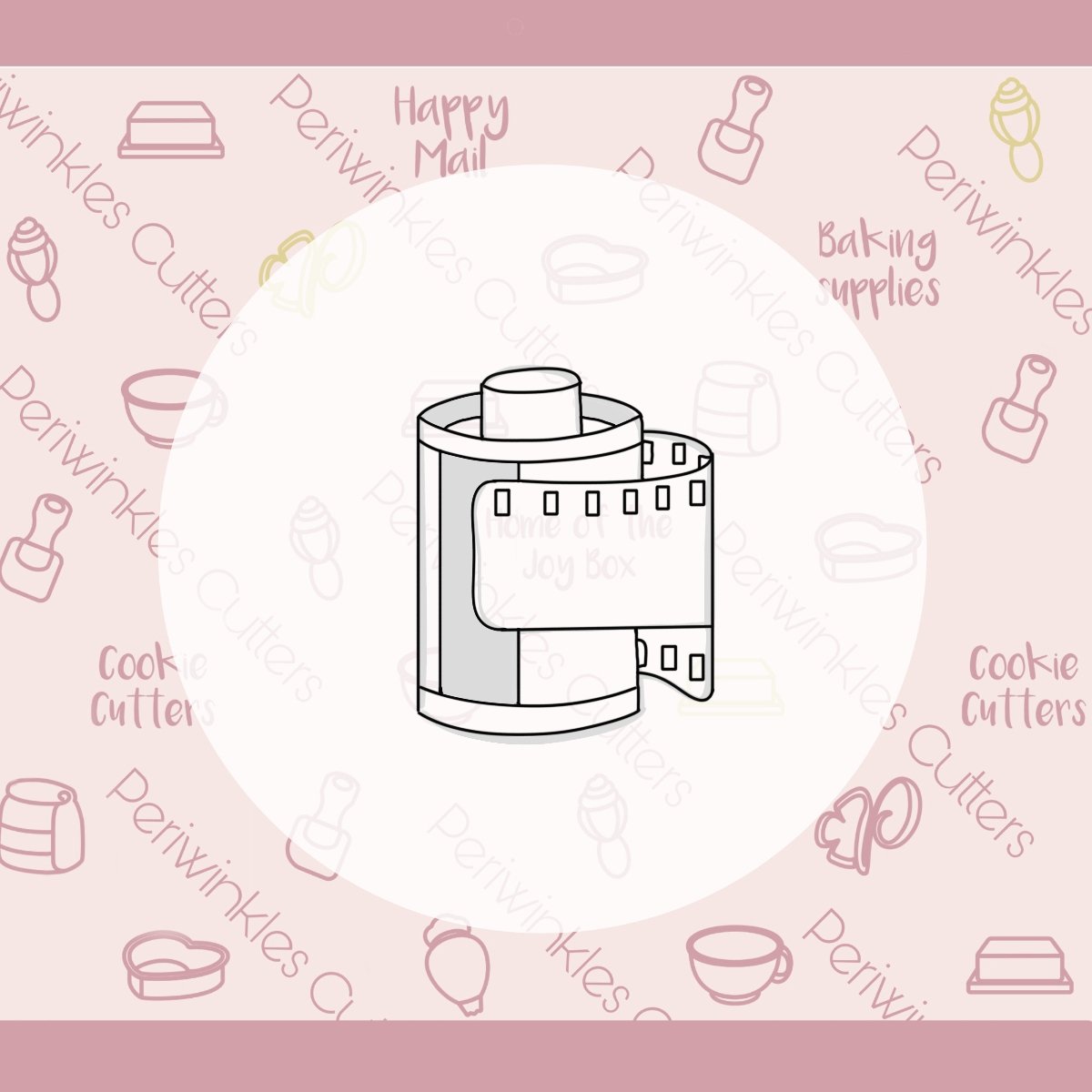 Camera Film Roll Cookie Cutter - Periwinkles Cutters