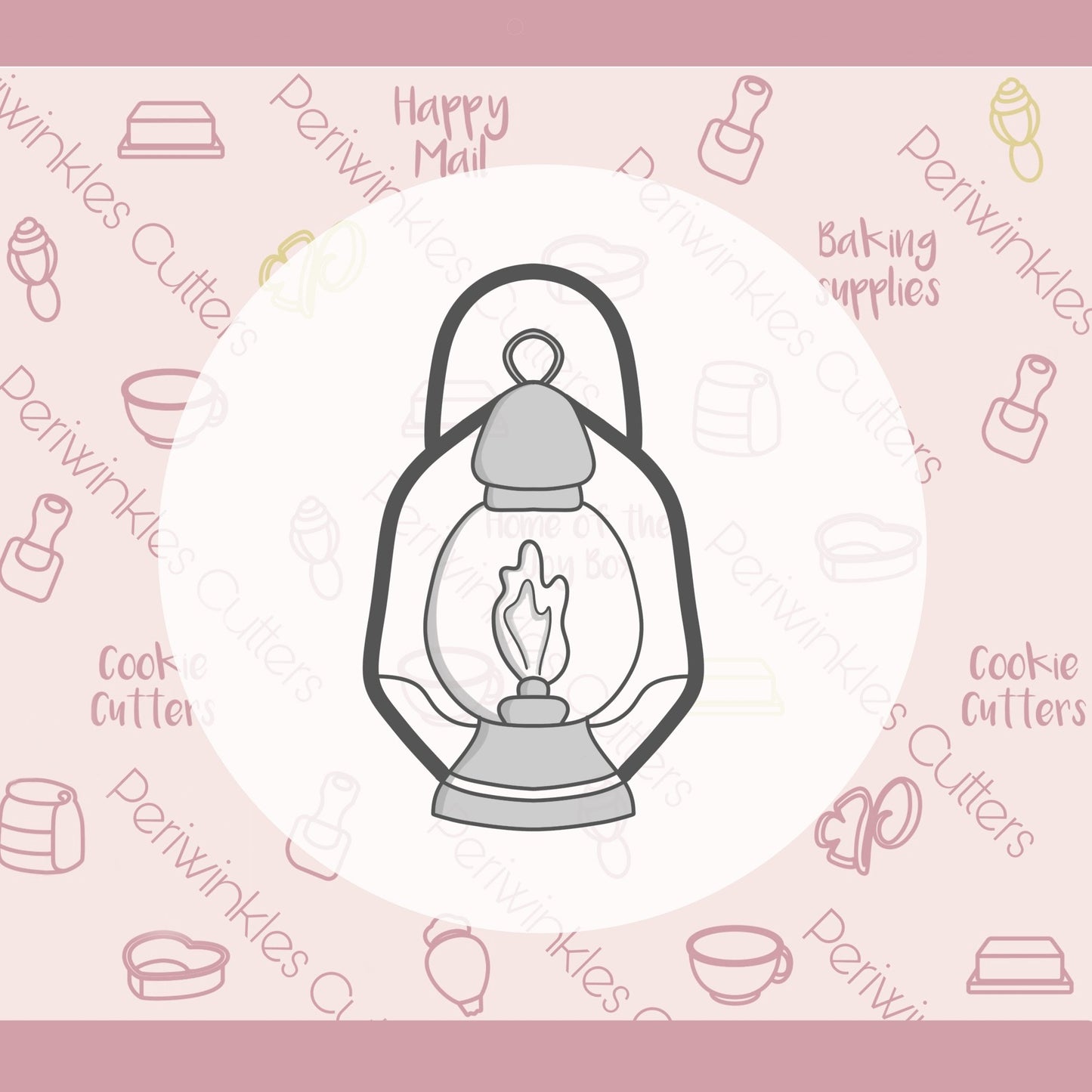 Camp Lantern Cookie Cutter - Periwinkles Cutters