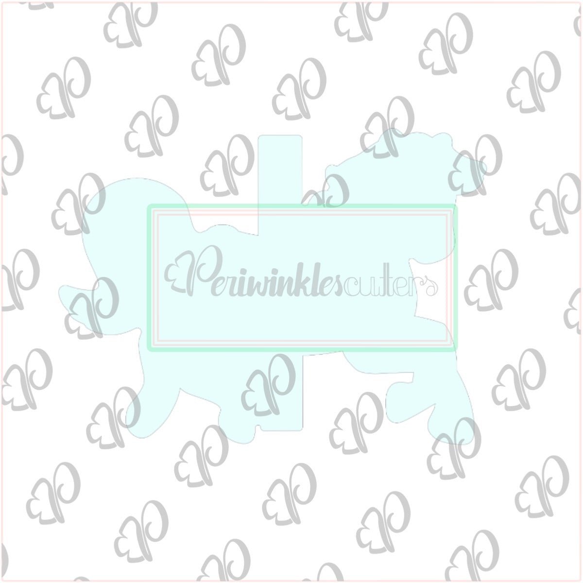 Carousel Pony Cookie Cutter - Periwinkles Cutters