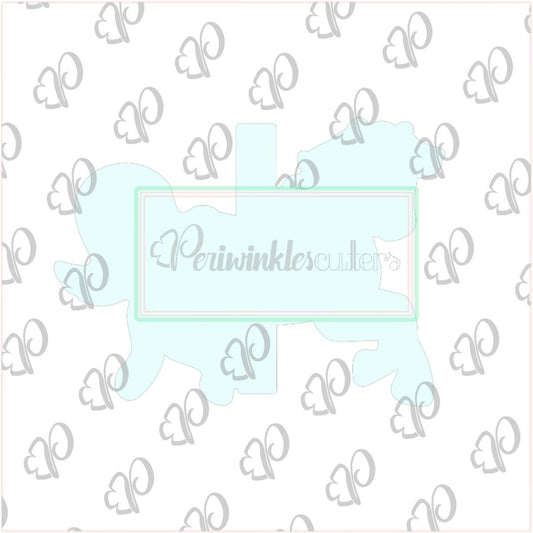 Carousel Pony Cookie Cutter - Periwinkles Cutters