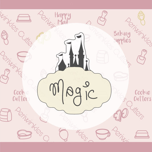 Castle Plaque Cookie Cutter - Periwinkles Cutters