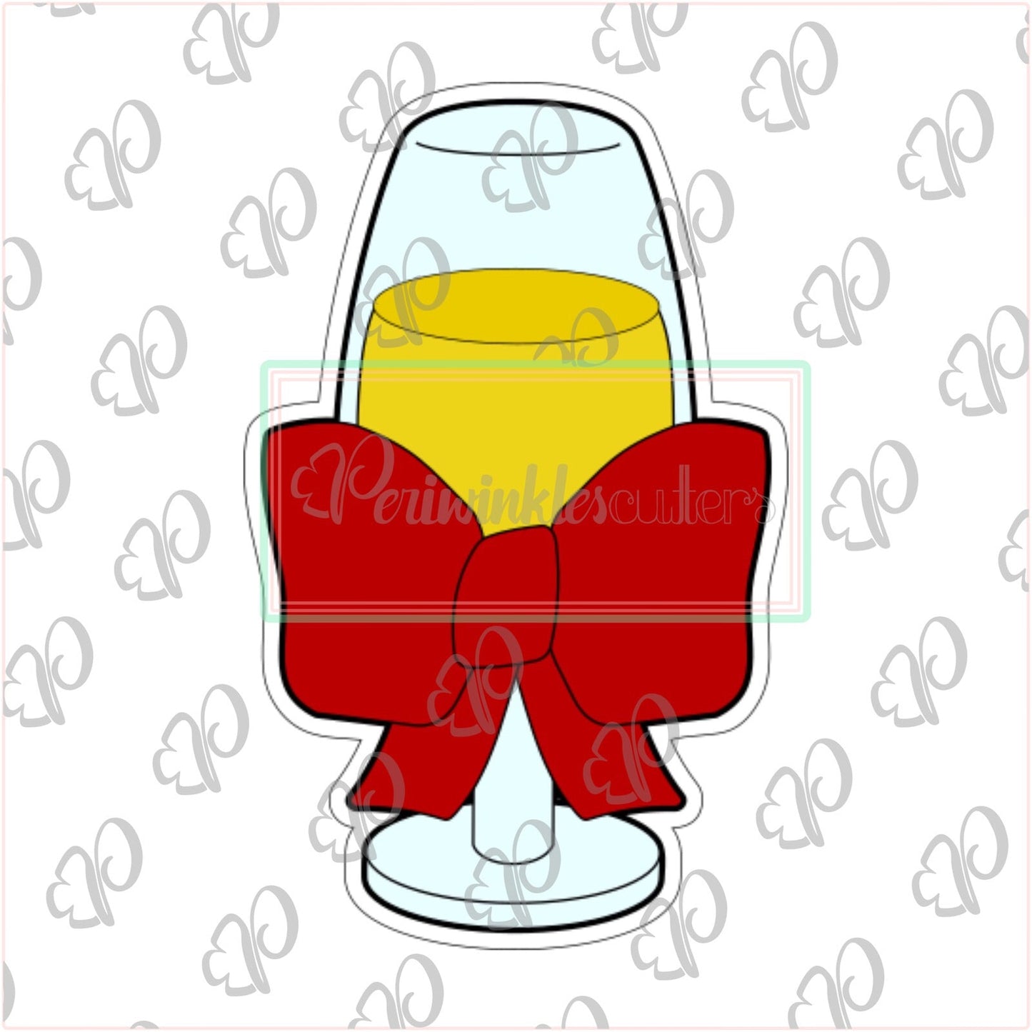 Champagne Glass Cookie Cutter - Periwinkles Cutters