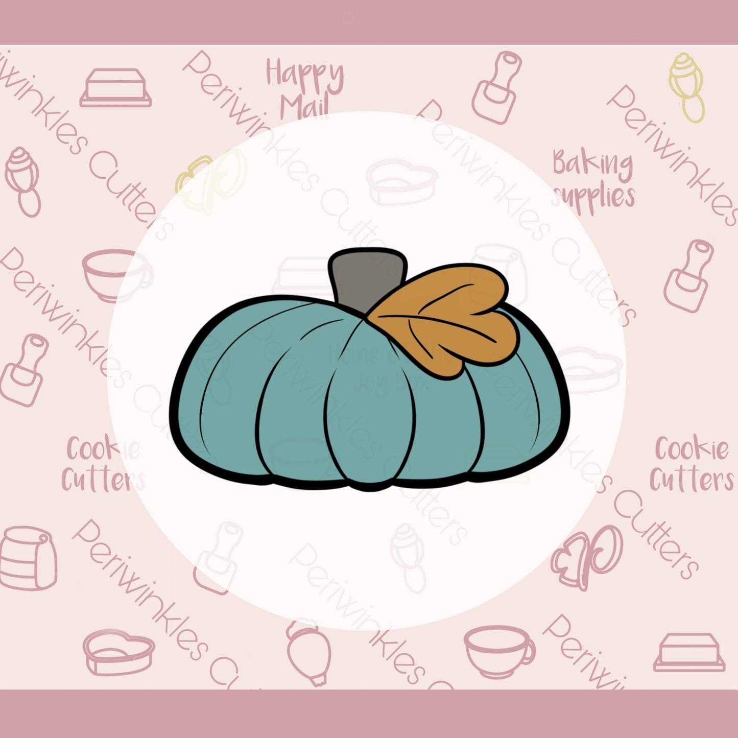 Charlotte Pumpkin Cookie Cutter - Periwinkles Cutters