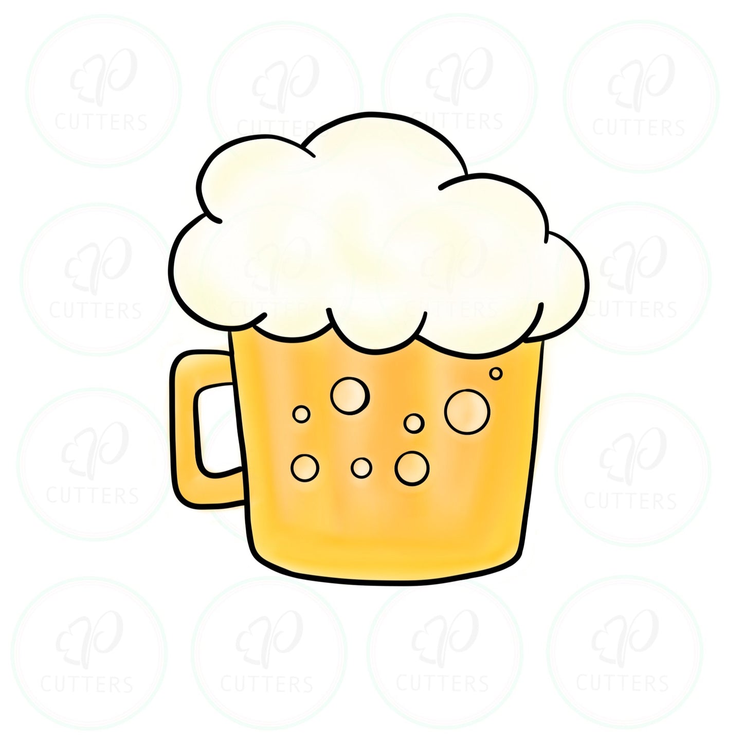 Chubby Beer Mug Cookie Cutter - Periwinkles Cutters