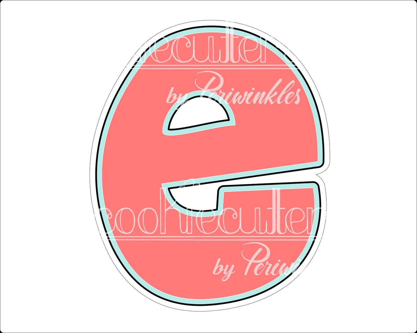 Chubby Love Letters Cookie Cutter - Periwinkles Cutters